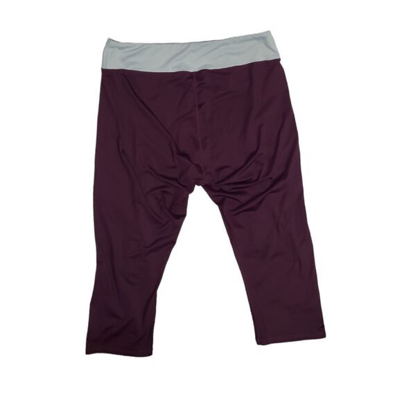 ADORE ME purple cropped Mariam plus sized capri workout‎ leggings 3X - Picture 3 of 7